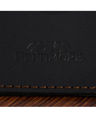 Etui na Karty Skórzane Slim Beltimore Wizytownik czarne G57