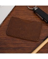 Etui na Karty Skórzane Slim Beltimore Wizytownik koniakowe G57