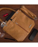 Torebka Damska Shopper Skóra Naturalna Miękka Beltimore Camel 935