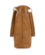 Torebka Damska Shopper Skóra Naturalna Miękka Beltimore Camel 935