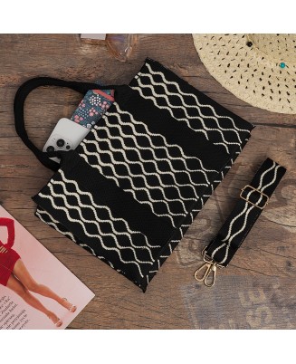 Torba plażowa duża na lato rączki solidna koszyk na ramię tor-ge-12-2