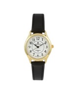 CZARNO-ZŁOTY ZEGAREK PERFECT KLASYCZNY DAMSKI RETRO MIYOTA 273