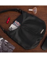 Torebka Damska Shopper Skóra Naturalna Miękka Beltimore Czarna 938