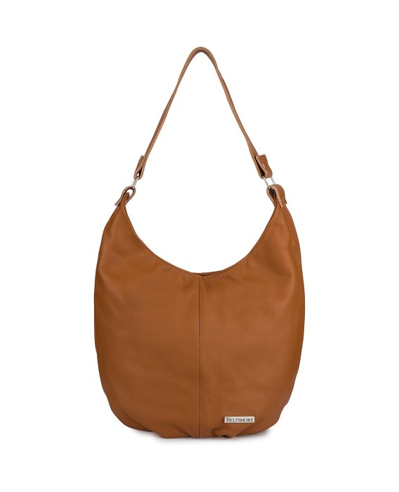Torebka Damska Shopper Skóra Naturalna Miękka Beltimore Camel 938