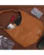 Torebka Damska Shopper Skóra Naturalna Miękka Beltimore Camel 938