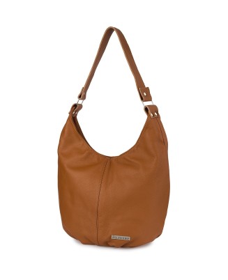 Torebka Damska Shopper Skóra Naturalna Miękka Beltimore Camel 938