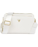 Biała Torebka crossbody damska mini na telefon i dokumenty POR-T-51