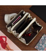 Biała Torebka crossbody damska mini na telefon i dokumenty POR-T-51