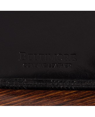 Portfel Męski Skórzany Poziomy RFID Szachownica Beltimore P95
