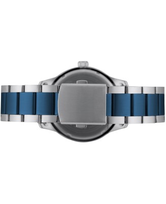 Zegarek męski bransoleta duży solidny niebieski klasyczny premium Beltimore BT02