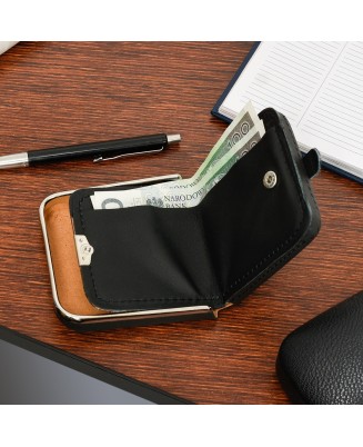 Etui banknotówka kwadratowa portfel skórzany banknotówka Beltimore G70