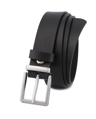 Skórzany pasek damski do spodni sukienki czarna skóra nat 2,5 cm Beltimore O08