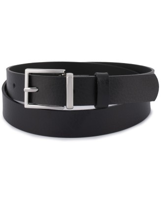 Skórzany pasek damski do spodni sukienki czarna skóra nat 2,5 cm Beltimore O08