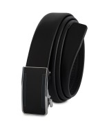 Pasek męski skórzany 3,5 cm klamra automatyczna Beltimore czarny 02-596