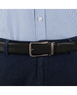 Pasek męski skórzany 3,5 cm klamra automatyczna Beltimore czarny 02-604