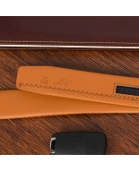 Pasek męski skórzany 3,5 cm klamra automatyczna Beltimore camelowy 02-542