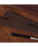 Pasek męski skórzany 3,5 cm klamra automatyczna Beltimore brązowy 02-548