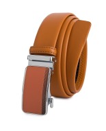 Pasek męski skórzany 3,5 cm klamra automatyczna Beltimore camelowy 02-550