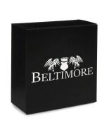 Pasek męski skórzany 3,5 cm klamra automatyczna Beltimore brązowy 02-585
