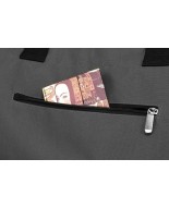 Torebka damska shopperka materiałowa duża A4 modna na ramię torba szara Beltimore R-TZ