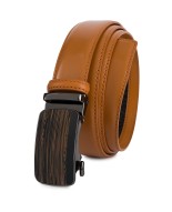 Pasek męski skórzany 3,5 cm klamra automatyczna Beltimore camelowy 03-563
