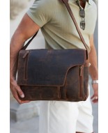 Torba męska skórzana na ramię laptopa 15,6" Beltimore N26