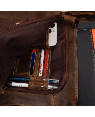 Torba męska skórzana na ramię laptopa 15,6" Beltimore N26