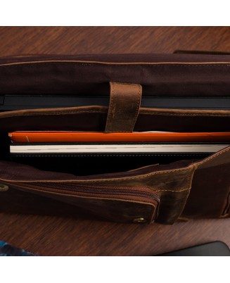 Torba męska skórzana na ramię laptopa 15,6" Beltimore N26