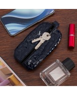 Etui na klucze skórzane skóra naturalna lakierowana Beltimore granatowe G87
