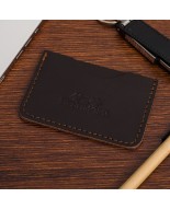 Etui na Karty Skórzane Slim Beltimore Wizytownik ciemny brąz G57