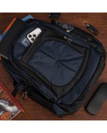 Plecak męski sportowy do pracy szkoły Bag Street niebieski 4065
