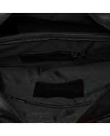 Torba męska skóra ekologiczna na dokumenty A4 laptopa czarna Beltimore M04
