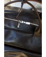 Torba podróżna skórzana weekendowa ekskluzywna brązowa skóra naturalna Beltimore X56