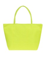Żółta neon Duża torba plażowa gładka torebka summer lekka Tor751