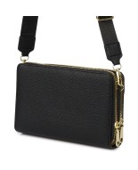 Czarna Torebka Mini damska crossbody na telefon i karty POR-T-54