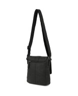 Torba męska skórzana na ramię zgrabna czarna elegancka Beltimore N11