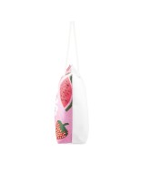 Torba Plażowa materiałowa owocowa I love Summer różowa duża A4 marynarska ZX-14361