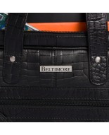 Torba skórzana elegancka croco laptop 15