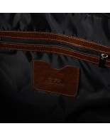 Torba podróżna skórzana weekendowa ekskluzywna brązowa skóra naturalna Beltimore X56
