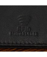 Etui skórzane na karty czarne wizytownik RFID na wizytówki Beltimore G79