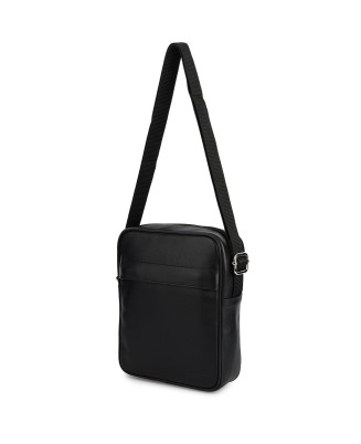 Torba męska na ramię mała skóra naturalna premium Beltimore czarna N42