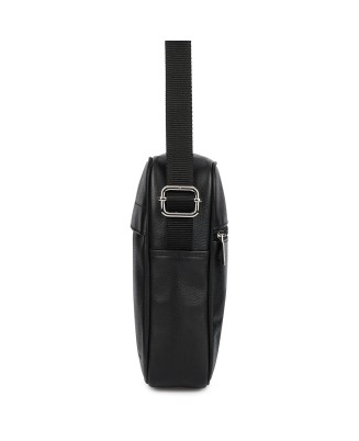 Torba męska na ramię mała skóra naturalna premium Beltimore czarna N42