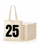 25 sztuk NATURALNY KOLOR toreb bawełnianych 38 x 42 cm TOTE NAT 25
