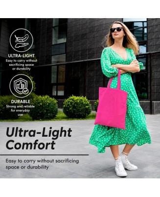 20 sztuk RÓŹOWY KOLOR toreb bawełnianych TOTE BAG 38 x 42 cm PINK_BAG_20