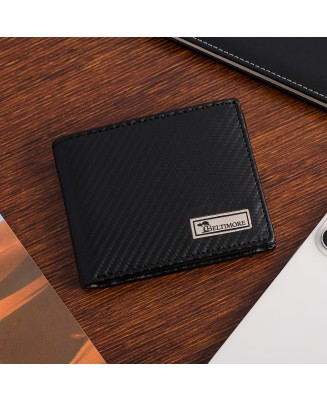 Męski portfel skórzany klasyczny duży poziomy czarny skóra nat Beltimore R73