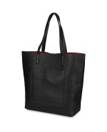 Torebka Damska Shopper Skóra Naturalna Miękka Beltimore czarna N33