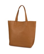 Torebka Damska Shopper Skóra Naturalna Miękka Beltimore brązowa N33