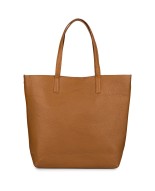 Torebka Damska Shopper Skóra Naturalna Miękka Beltimore brązowa N33