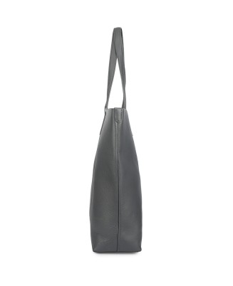 Torebka Damska Shopper Skóra Naturalna Miękka Beltimore szara N33