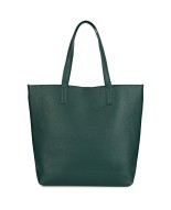 Torebka Damska Shopper Skóra Naturalna Miękka Beltimore zielona  N33